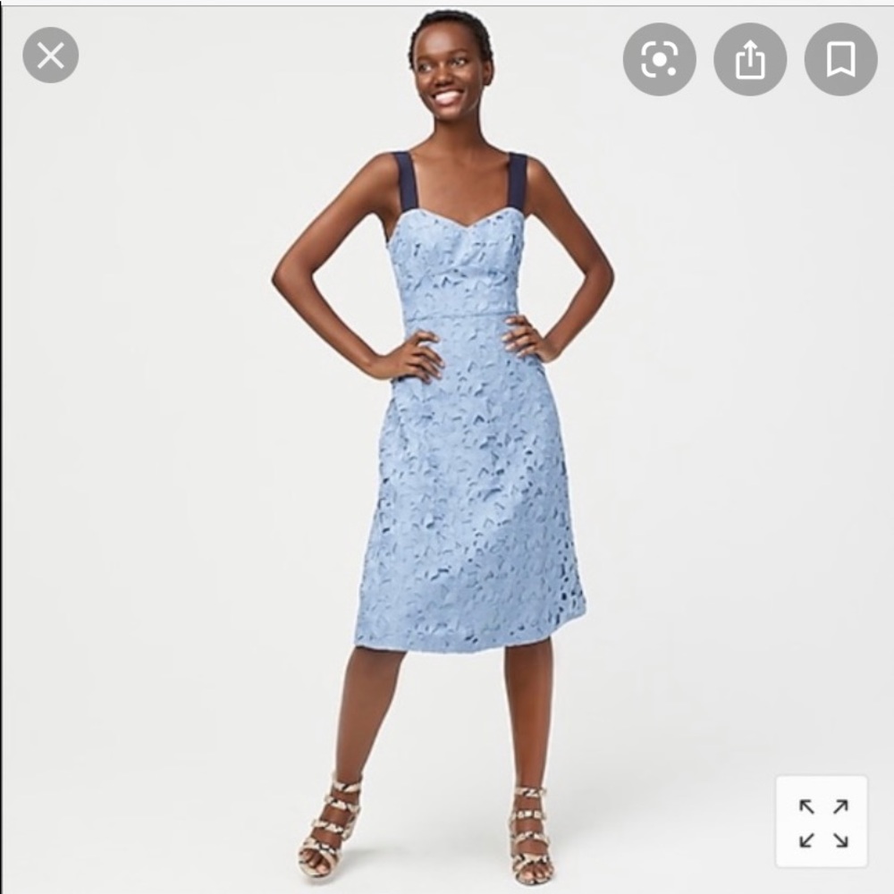 J. Crew Sweetheart Mdi Dress